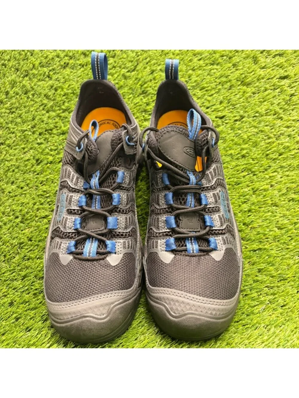 Keen Utility Birmingham Men Size 10.5 Black Gray Composite Toe Safety Work Shoes